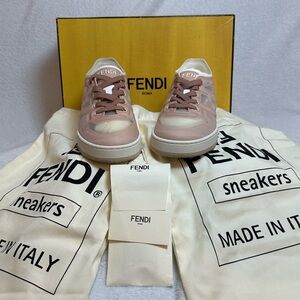 ✨FENDI FF Mesh Low-Top Sneakers – Size 37 – Full Set✨